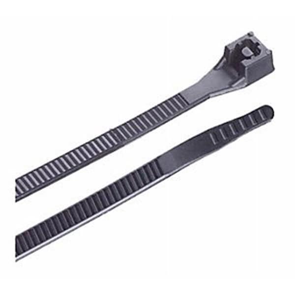 Gardner Bender Cable Tie, 11 in L, Black, Nylon 6/6, 50 lb Strength 7110877 - main
